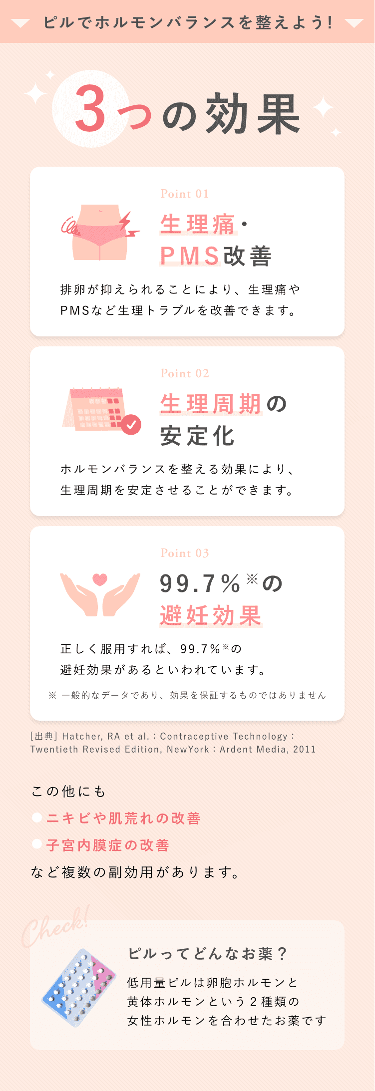 3つの効果