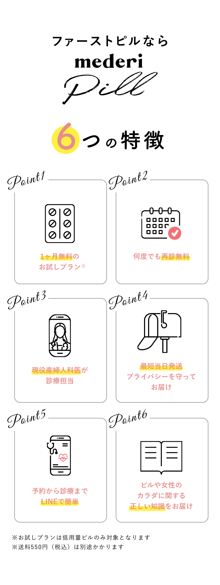 ファーストピルなら mederi Pill