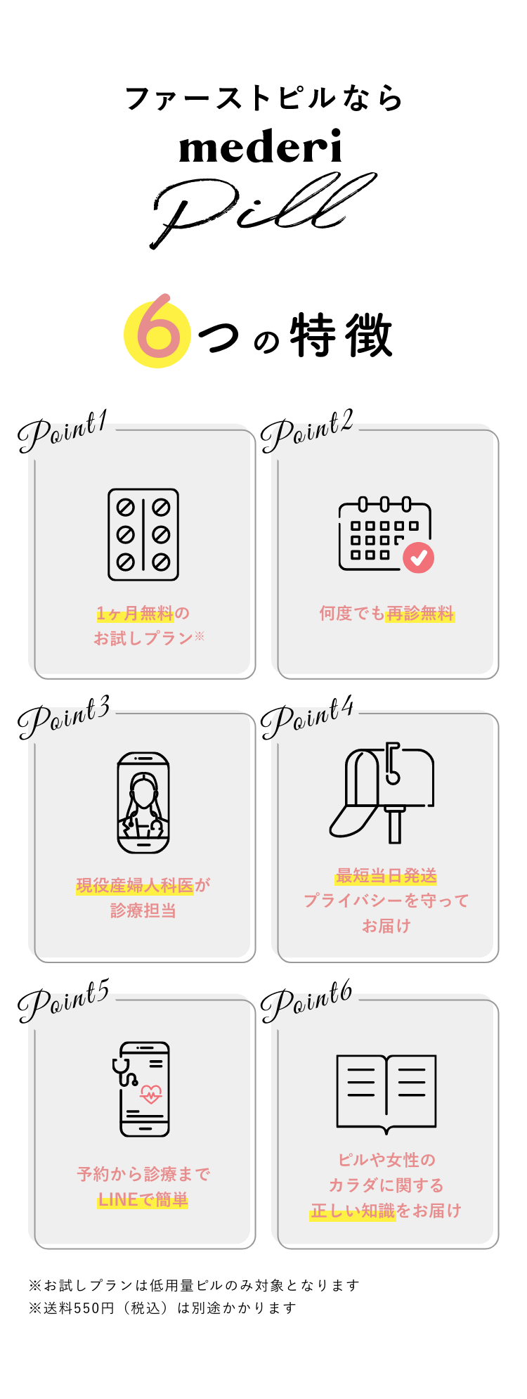 ファーストピルなら mederi Pill