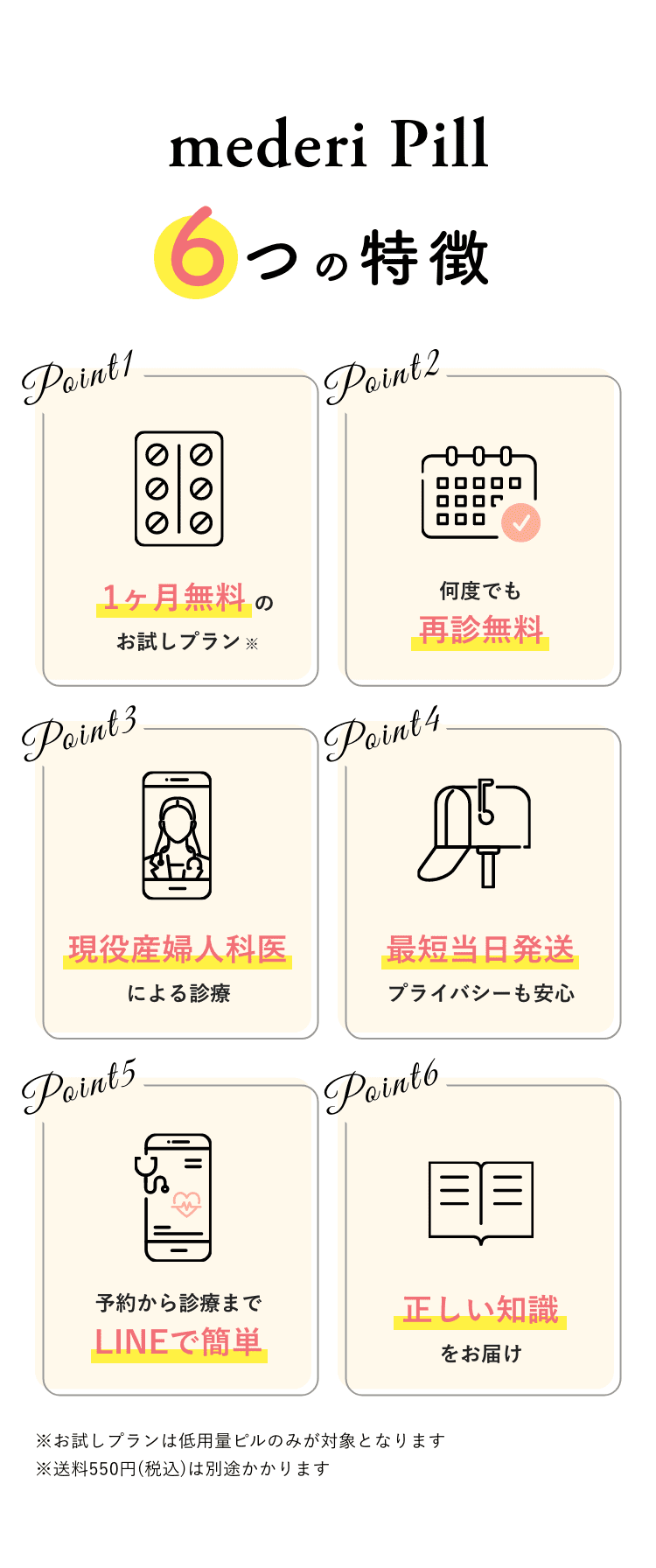 6つの特徴